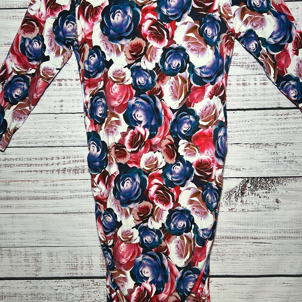 Isabella Oliver for A Pea In The Pod Size 3 (fits 8) Maternity Rose Floral Pink - Picture 6 of 16